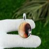 Oval Natural Mookaite 925 Silver New Daughter Elegant Birthday Boho Pendant