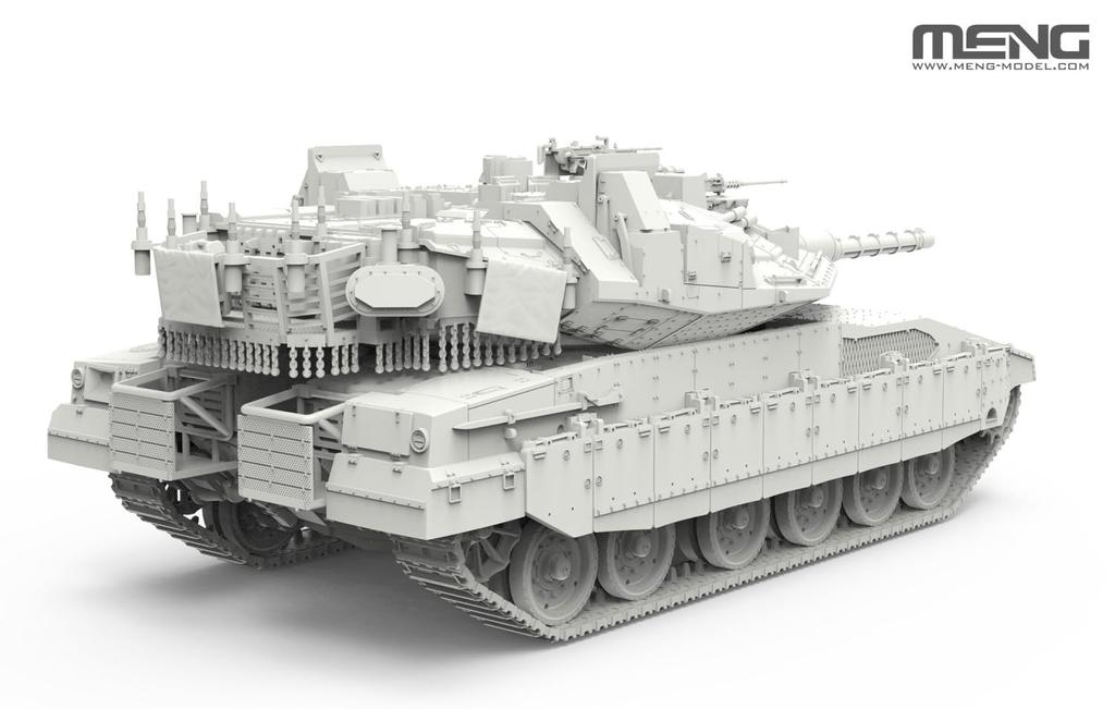 Mon Model 1/72 Israeli Main Battle Tank Merkava Mk.4M with Trophy Active Protection System Plastic Model M72-006 (Tank)