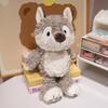 Plüsch Waschbär und Fuchs Tier Spielzeug mit PP Baumwolle für Kinder Geschenk und Schlafzimmer Dekoration