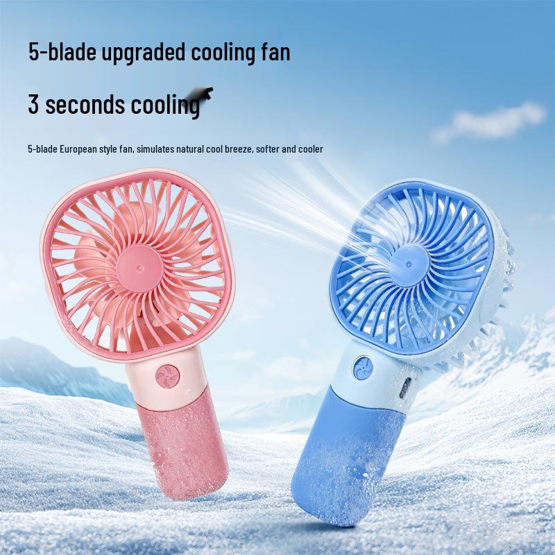 

Compact USB Rechargeable Mini Fan for Students and Children - Portable and Cute Personal Handheld Electric Fan for Cross-Border E-commerce LY2001 Handheld Fan (Round)