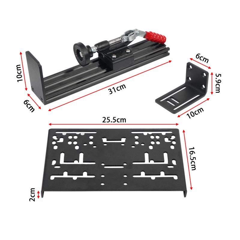 Universal Desk Mount Fixed Bracket For PC USB Handbrake, 6R/7R Hall Sensor H Gear Shifter, Sequential Gear Shifter For Logitech