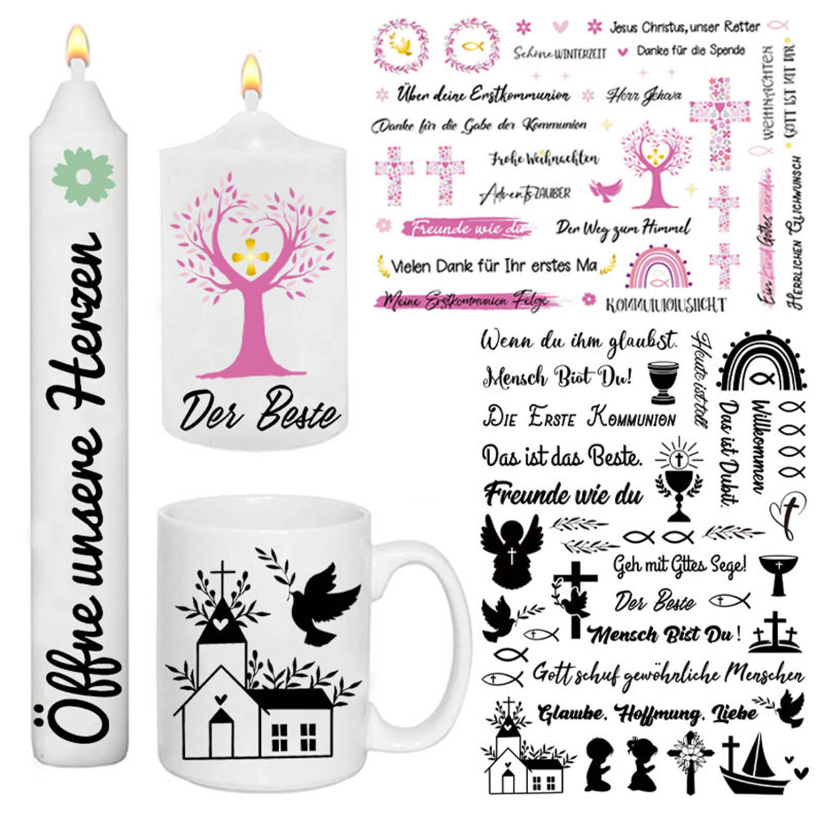 

4PCS Біблійний вірш Наклейка Наклейки для переносу води Прозорі етикетки Заохочувальні наклейки зі Святого Письма для альбомів для вирізок Пляшки