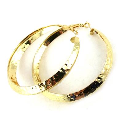[N1525] - Goldene Creolen „Cleopatra“ Ø 60 mm 10 mm