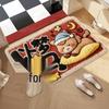 Festive Cartoon Anti-slip Diatom Mud Bathroom Foot Mat