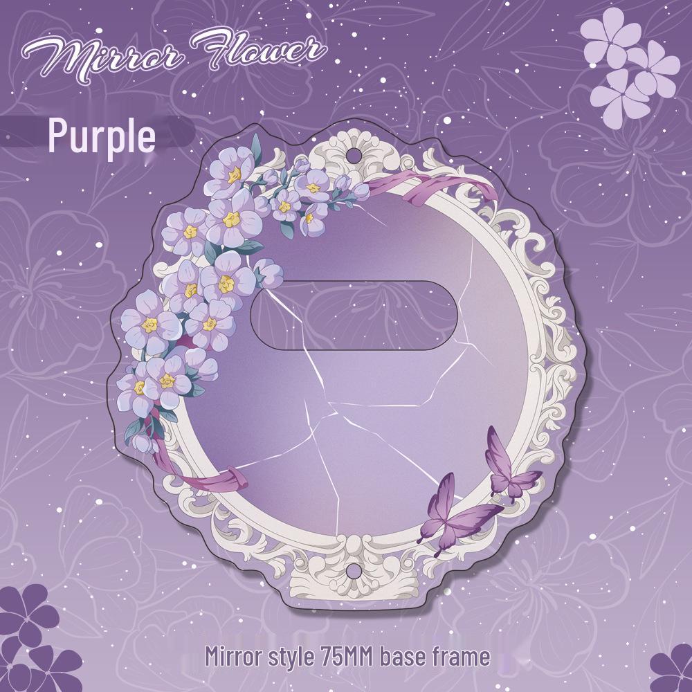 Womiao Gumi Акриловая подставка для значков 75 мм с зеркалом и защитной крышкой 75mm Mirror Frame