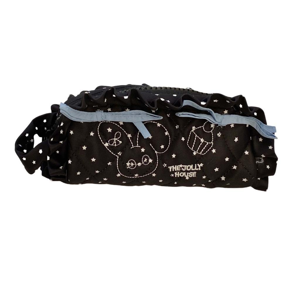 Cat Bee Rabbit Cartoon Pencil Case Large Capacity Stationery Storage Bag Makeup Bag  Student