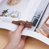 Holz-Daumenlesezeichen Einhand-Lesen Daumenbuchstütze Buchseitenhalter Für Büro Buchliebhaber Schnelle DIY Lesehilfe Werkzeuge