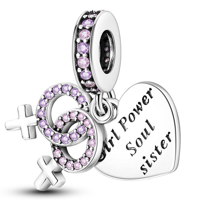 925 Silver Heart Silver Series Pendant Charm Beads Fit Original Bracelet Necklace For Women Diy Making Jewelry Gift