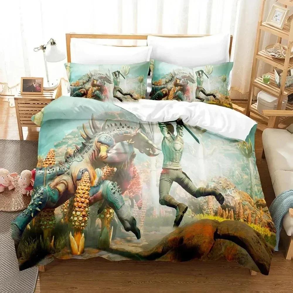3D Print Game Outer Worlds Printed Bed Set Duvet Cover Pillowcase Bedding Set Bed Linen Sheet Quilt Cover Full Queen King Size