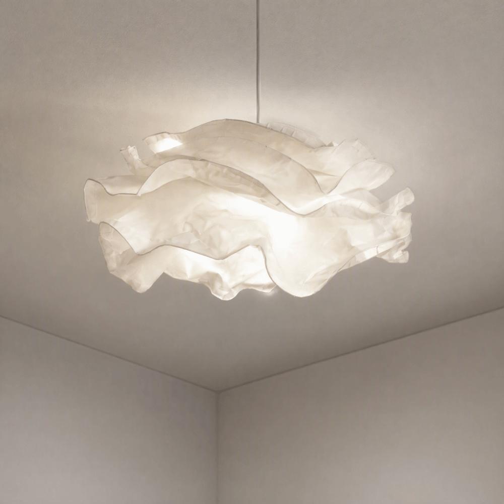 Modern Design Paper Lamp Shade White Ceiling Lampshade Pendant Light Cover Living Room