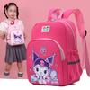 Adorable Cartoon Print Kids Backpack Lightweight Nylon With Comfy Arched Straps For Boys And Girls
