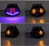 Motorcykel LED Bakre Bakljus för Ninja 250 Ninja 250R 2008-2012 Bromsljus Blinkers LED Stoppljus