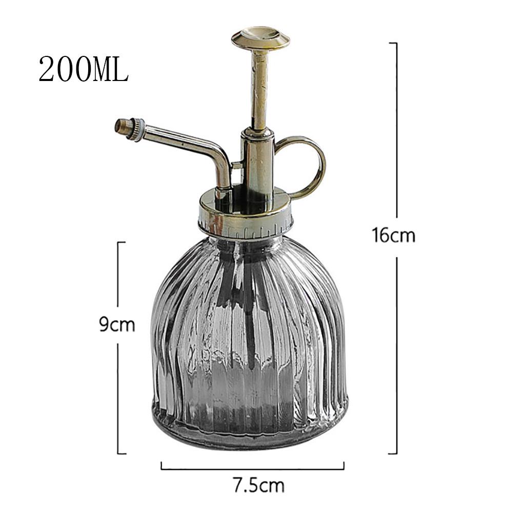 High Quality 7oz Retro Glass Plant Flowers Spray Bottle Hand Washing Bottle