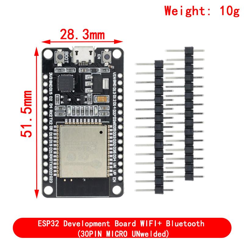 ESP32 Development Board CP2102 CH340C WiFi+Bluetooth Ultra-Low Power Consumption Wireless Module ESP32-WROOM-32 NodeMCU-32S
