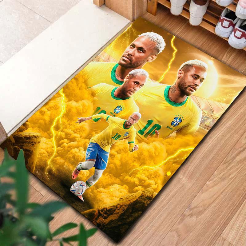 Neymar Carpet Rug for Living Room Bedroom Home Sofa Decoration,Kids play Non-slip Floor Mat
