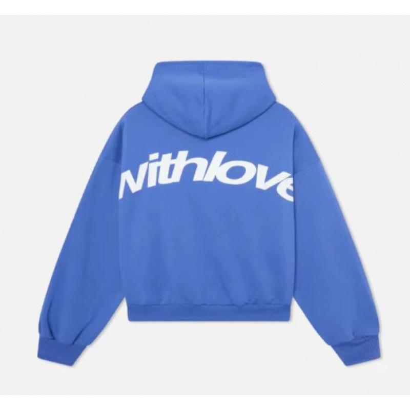 Eurasian Size Fleece Sweater Loose Letter Casual Fashion Sports Hooded Sweater Jumper