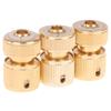1/2" Quick Connect Hose Coupling, High Pressure Garden Irrigation & Car Wash Connector, 1/2/3Pcs Hydraulic Coupler