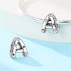 Copper Letter A-Z Alphabet Starlight Beads Diy Name Charms Fit Bracelets Necklace For Women Diy Pendant Making Jewelry