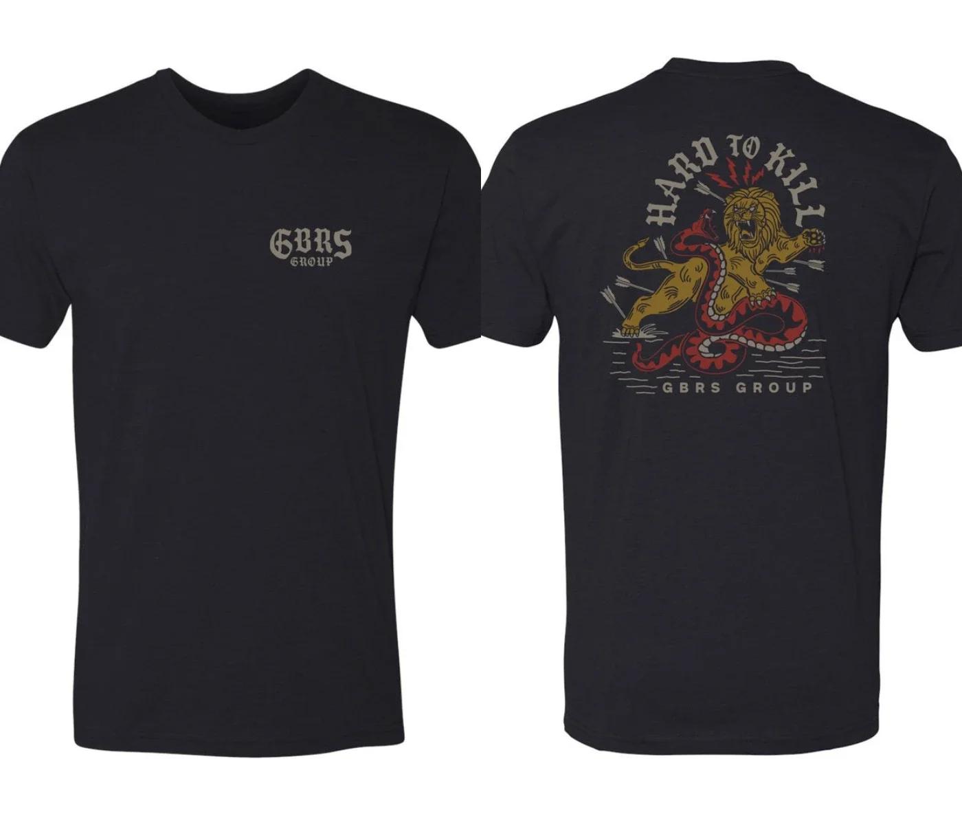 

Футболка з коротким рукавом GBRS Group X BUM Energy Grip Matters Чоловічі футболки Важка бавовна Спортзал Фітнес Спорт Вільний Чоловічий одяг Топ Футболки 2XL