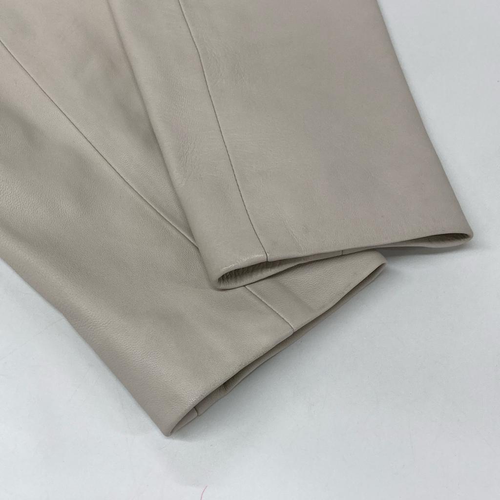 ANAYI 101617-10-040-04-360 Sheepskin Leather Jacket Jacket 36 Light beigeUsed