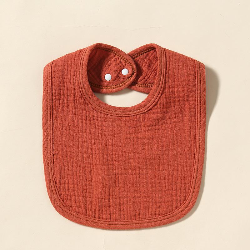 Soft U-Shaped 4-Layer Cotton Gauze Baby Bib: Absorbent and Lightweight for Spring and Summer