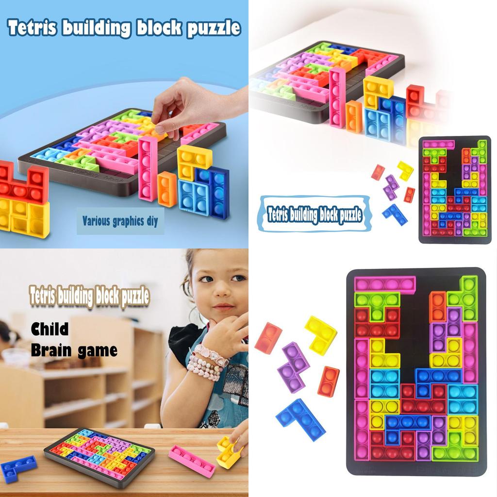 Tetris Blocks Puzzle Game For Stress Relief Perfect For Sensory Play And Fun