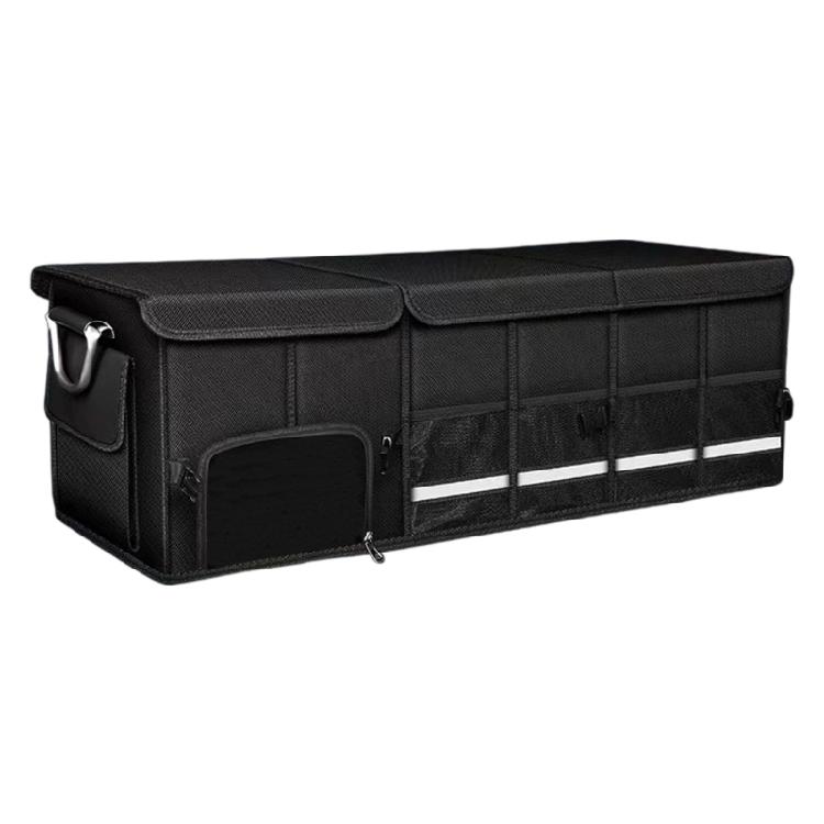 Space Saving Automotive Trunk Organizers Foldable Waterproof Container Multiple Sections for Car Interior Organize Use