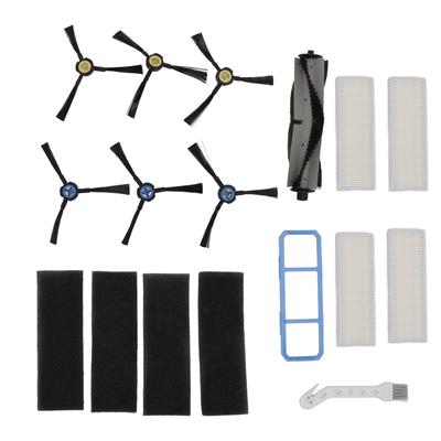 Kit de brosses pour robot aspirateur Brosse à rouleau principale Filtres Brosses latérales Pré-filtre Brosse longue pour ILife A7
