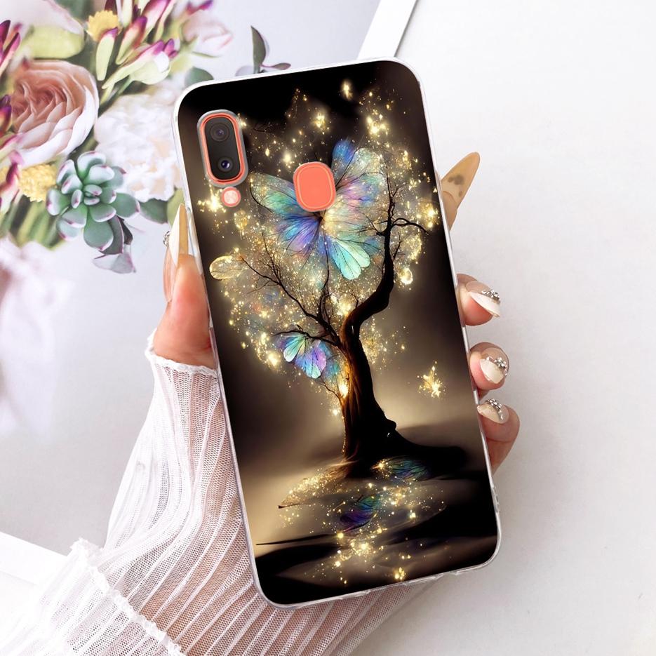 For Samsung Galaxy A20 A20e A20s Case Cute Lion Fashion Painted Cover Soft Silicone Case For Samsung A20 A 20 s Galaxy A20e Bags