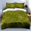 Green Floral Outline Pattern. Bedding Sets Duvet Cover Sets Duvet Covers Pillowcases(1 * Duvet Cover 2 * Pillowcases, Without Duvet Insert)