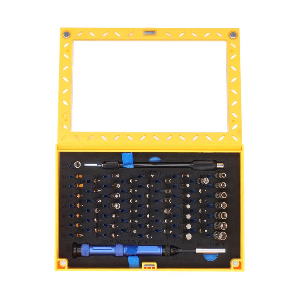 63 in 1 Screwdriver Combination Set Multifunctional Driver Bit Socket Handle for Electronic Repair