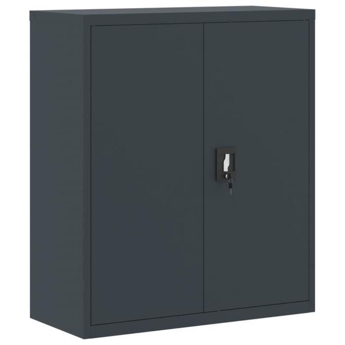 VidaXL Anthracite Filing Cabinet 90x40x105 Cm Steel 339739