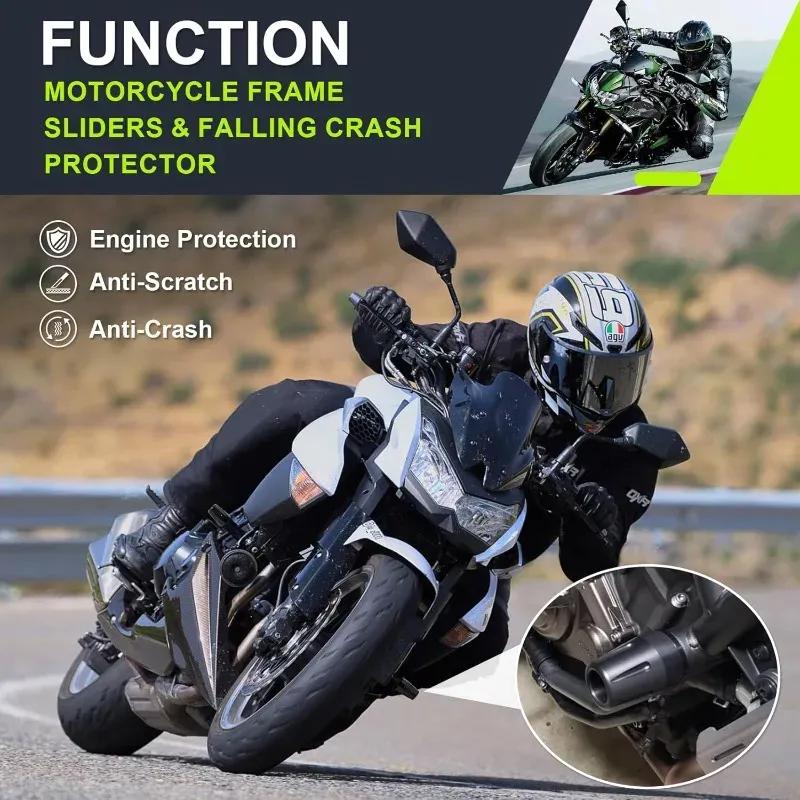 Motorcycle Frame Sliders Falling Crash Protector Guards No Cut for FZ 07 2014-2017 MT07 MT-07 2018- XSR 700 2014-