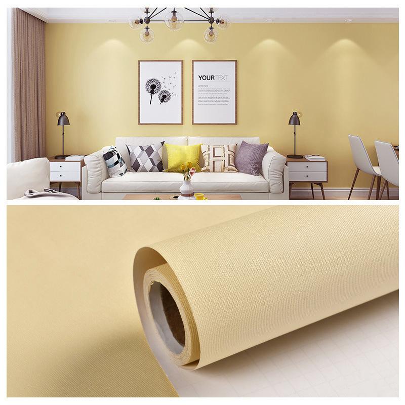 Jednolity kolor samoprzylepny dekoracja sypialni salonu wodoodporne meble odnowione tło naklejki tapeta