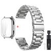 TPU Case+Stainless Steel Strap For Redmi Watch 5 Active Soft Case For Xiaomi Redmi Watch 5 Lite Luxury Metal Watchband Correa