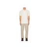 Polo Ralph Lauren Logo Embroidered Vertical Button Short Sleeve Polo Shirt Men tops Beige 710534735-420