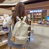 Simple Student Backpack with Large Capacity Multiple Pockets Casual and Lightweight Suitable for Daily and Student Use