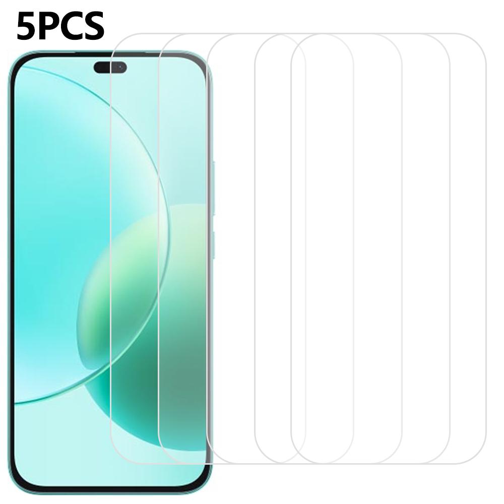 5Pcs For Honor 400 Lite Front Screen Protector 0.3mm 2.5D Tempered Glass Clear Film