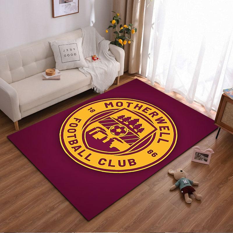 Motherwell FC Logo Rug suitable as