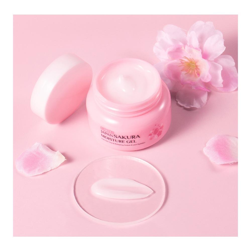 LAIKOU Cherry Blossom Hydrating Gel Cream Deeply Nourishes Skin, Repairs Dry and Rough, and Creates Hydrating and Elastic Muscles