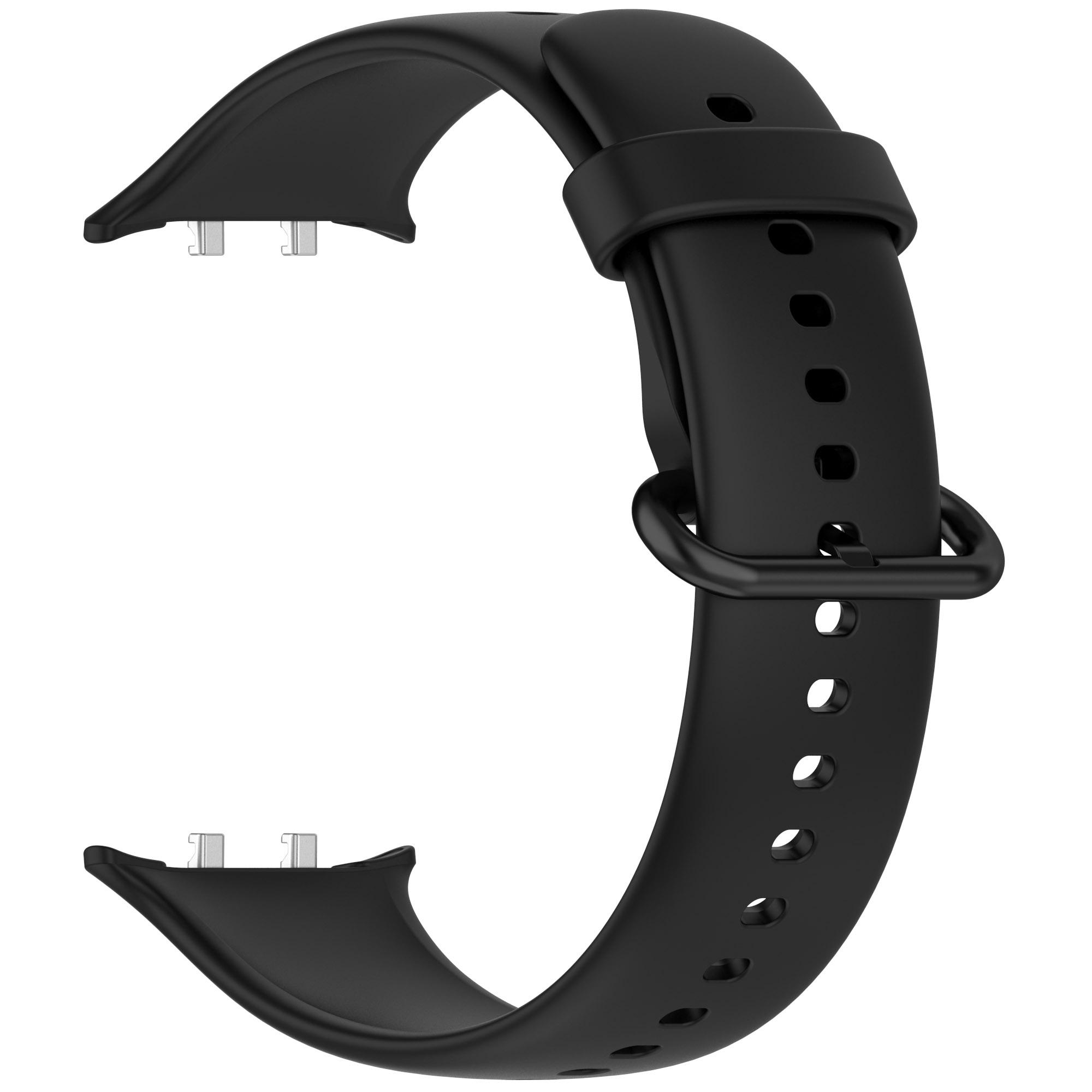 

For Honor Watch 5 Soft Silicone Watch Strap Adjustable Replacement Watchband Black