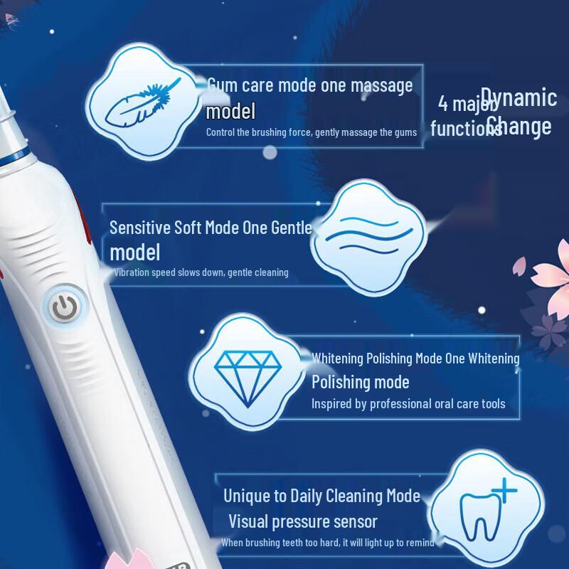 Oral-B P4000 3D Sonic Rechargeable Electric Toothbrush