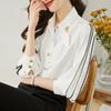 Spring New Turn-down Collar Formal Dress Shirts For Women Single Breasted Blouse