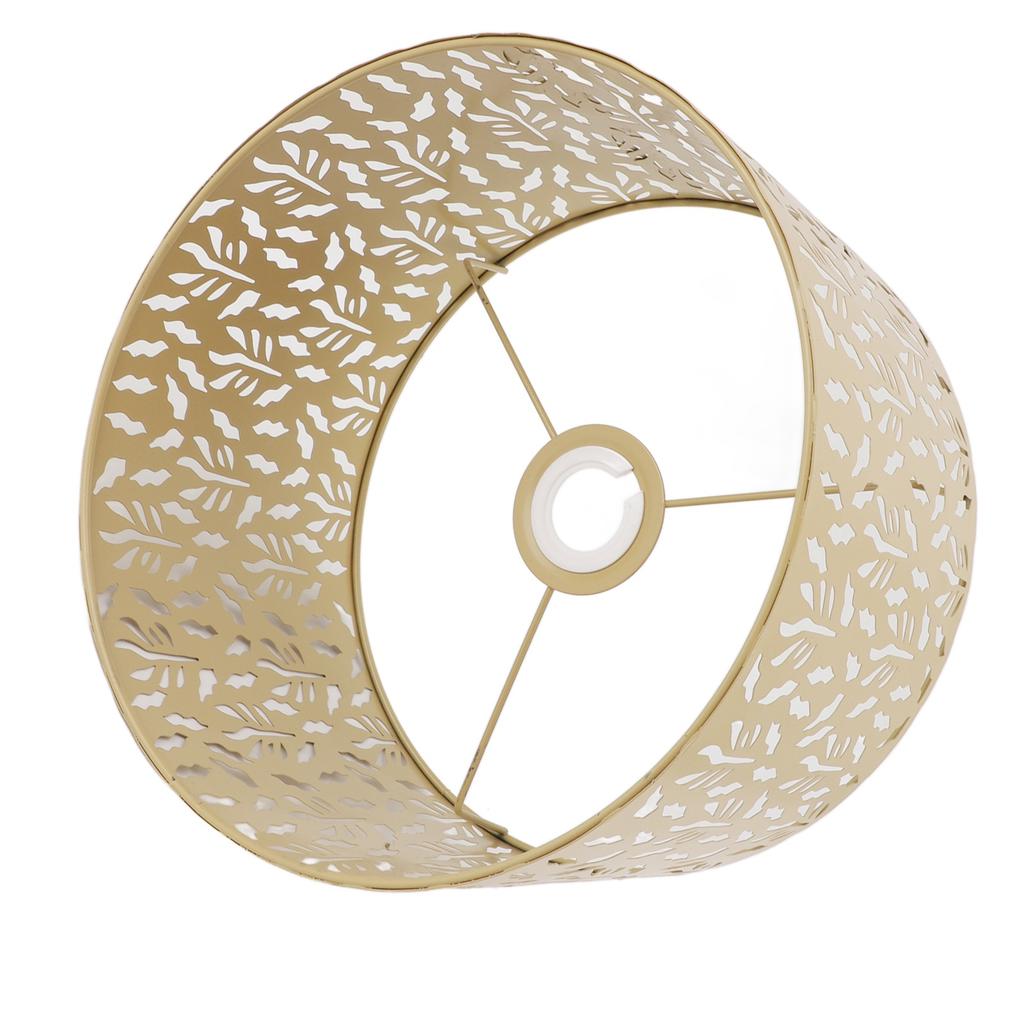 Metal Lamp Shades Hollow Carved Lampshade Modern Style Hollow Lampshade Compatible with E27 E14