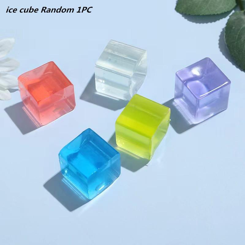 Jucărie Fidget Jucării Mini Squishy Cub de Gheață Mochi Mingie Anti-stres Jucărie Kawaii Cub Transparent lăbuță de pisică pește Jucărie de Strâns pentru Ameliorarea Stresului