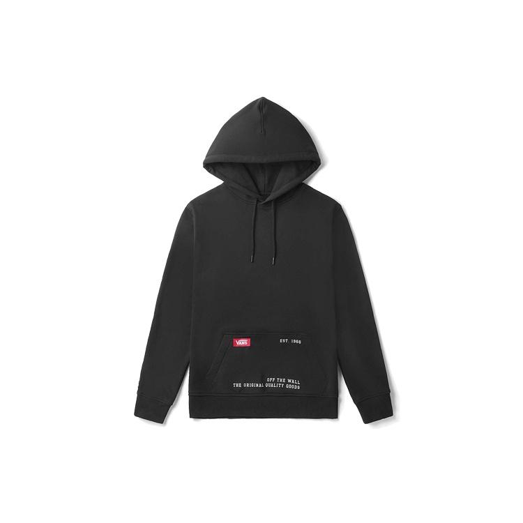 Vans Sleeve Alphabet Logo Sports Loose Couple Style Black Men s VN0A3ZPNBLK S
