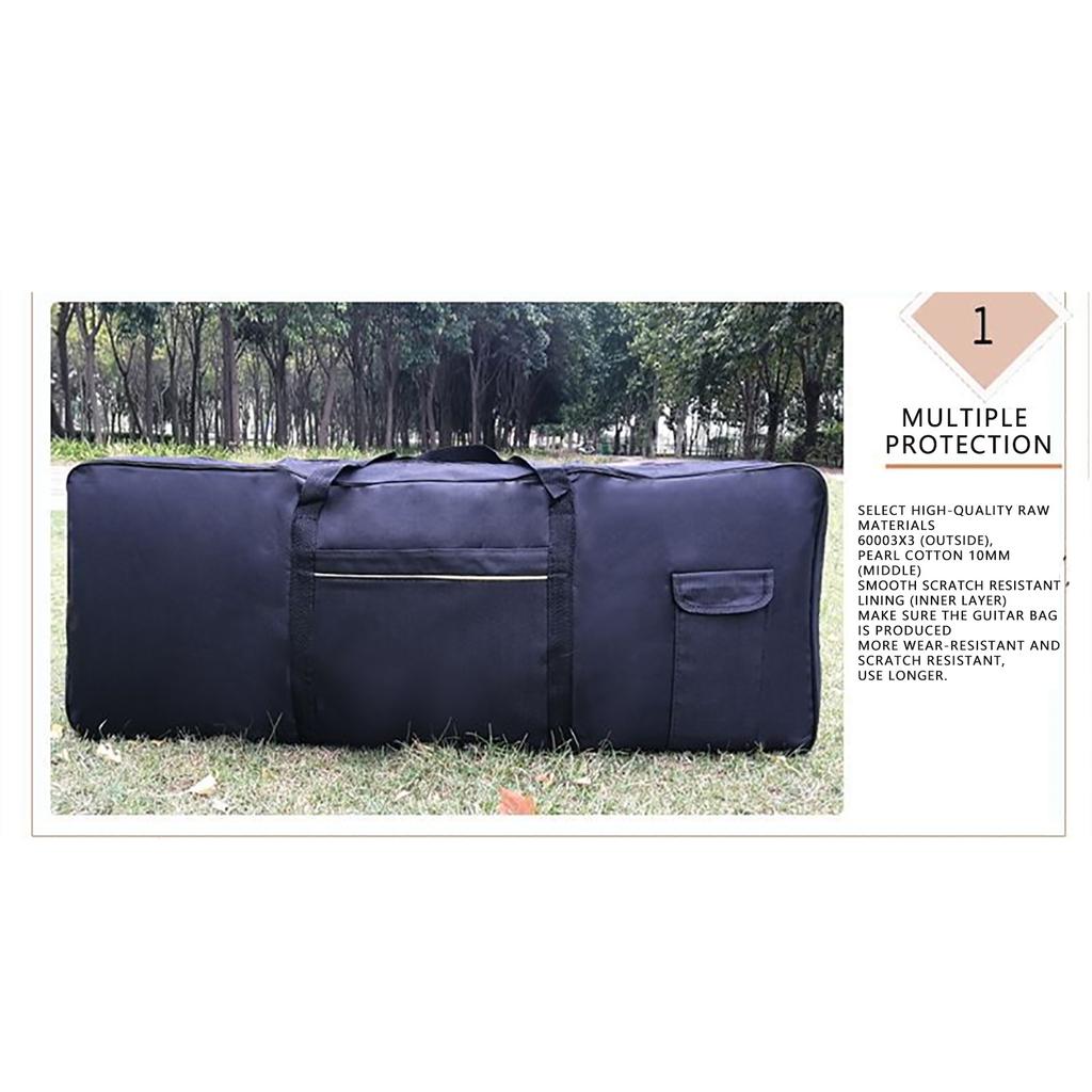 61-Key Keyboard Bag,  Protective Case, Thick Padded, Portable, Waterproof, Shockproof, For Electronic Organ And Piano