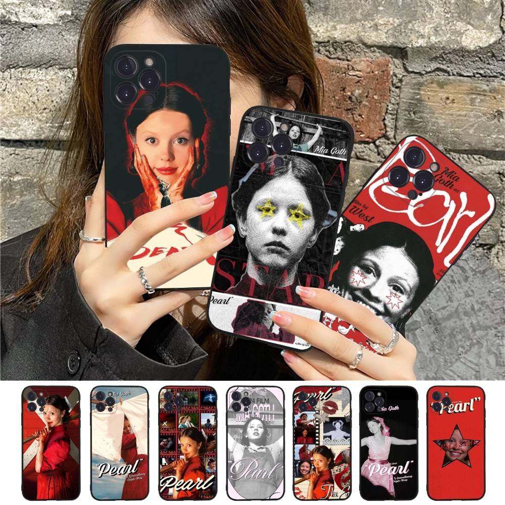 Horror Movie Pearl For IPhone 17 16 15 14 13 12 11 Pro Max 13 17Air Shockproof Soft Phone Cases Coque