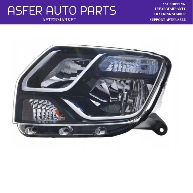 Headlight Right Left 2 Pcs. Set for Renault Dacia Duster 2014-2018 OEM 260605020R 260107307R