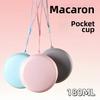 Collapsible Silicone Water Cup Portable Foldable Outdoor Camping Travel Mug Food Grade Leak Proof Summer Drinkware